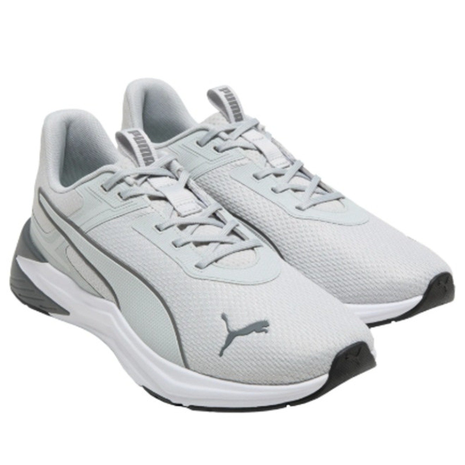 Puma Mens Size 11 White Gray Disperse Lace Up Athletic Sneaker Shoes w Box