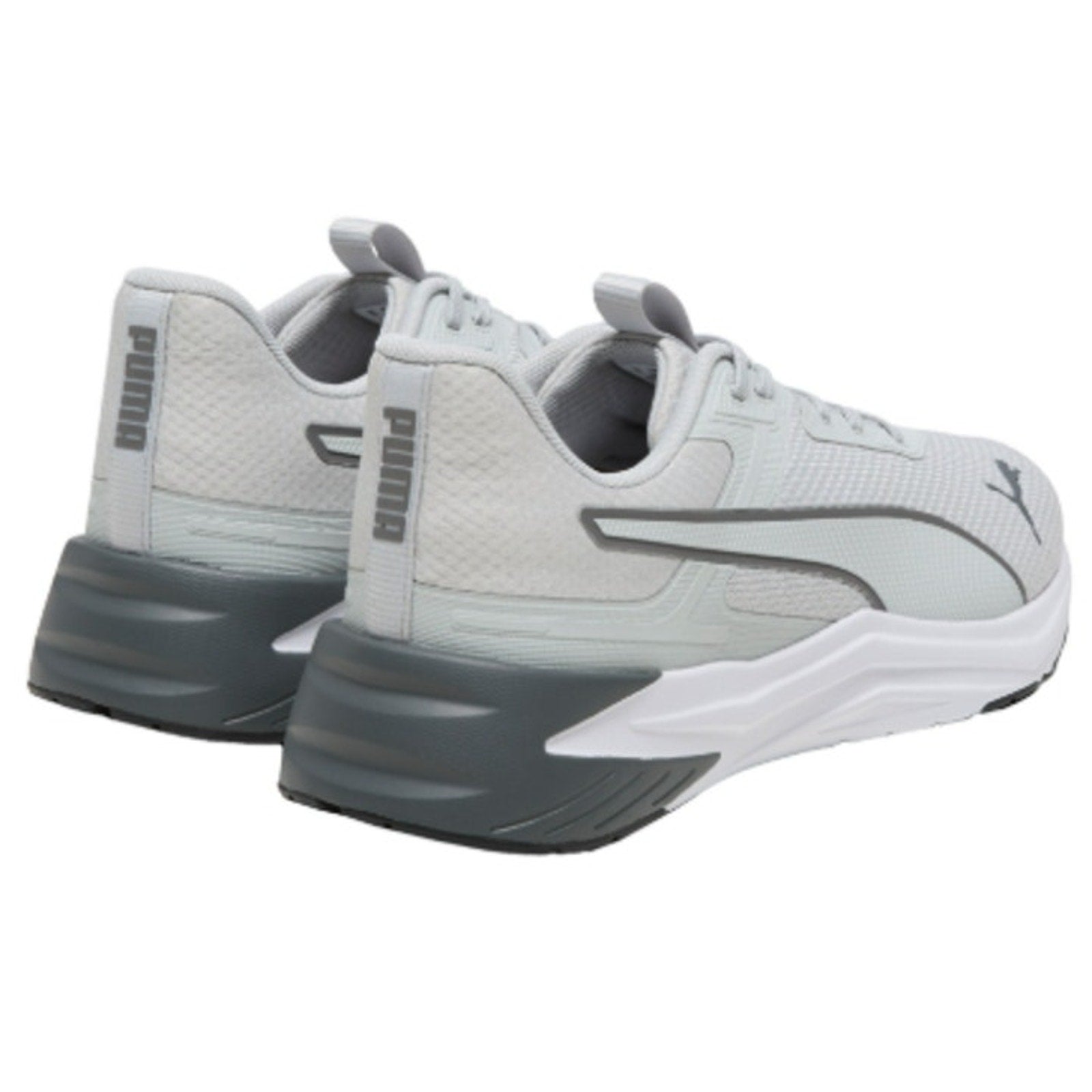 Puma Mens Size 11 White Gray Disperse Lace Up Athletic Sneaker Shoes w Box