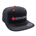 SYNDYT Black Mesh Flat Bill Snapback Hat